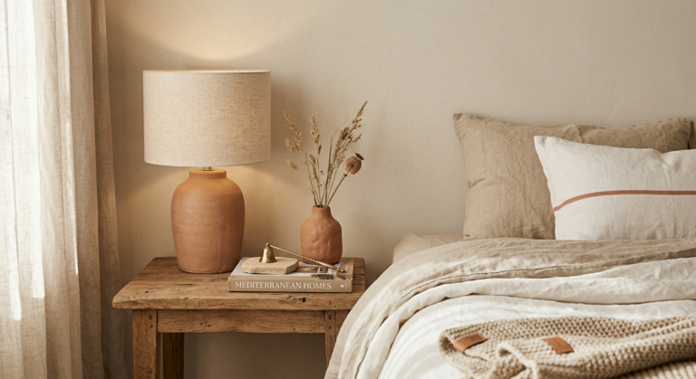 Terrakotta, Sand oder Ocker? Die Kunst, die Wärme des Südens in dein Schlafzimmer zu bringen