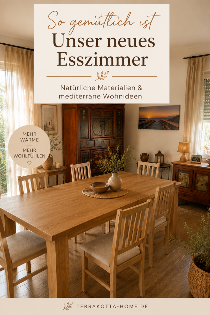Unser neuer Essbereich