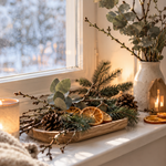 Natürliche Weihnachtsdeko ohne Plastik: Schöne Ideen für Tisch & Fensterbrett