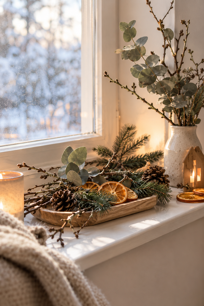 Natürliche Weihnachtsdeko ohne Plastik: Schöne Ideen für Tisch & Fensterbrett