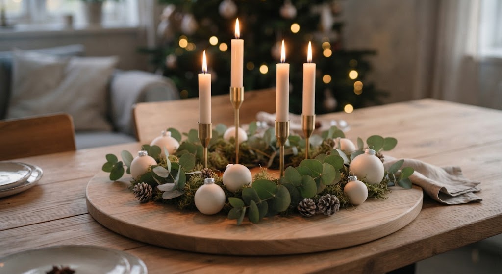 15 wunderschöne Skandi-Ideen mit Kerzen für ein gemütliches Weihnachtsfest